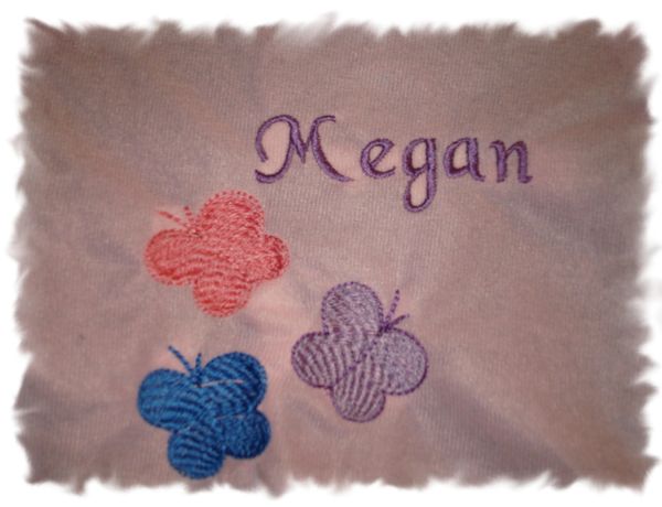 Butterflies Personalized Baby Blanket