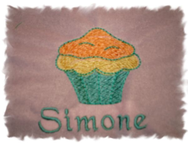 Cupcake Personalized Baby Blanket