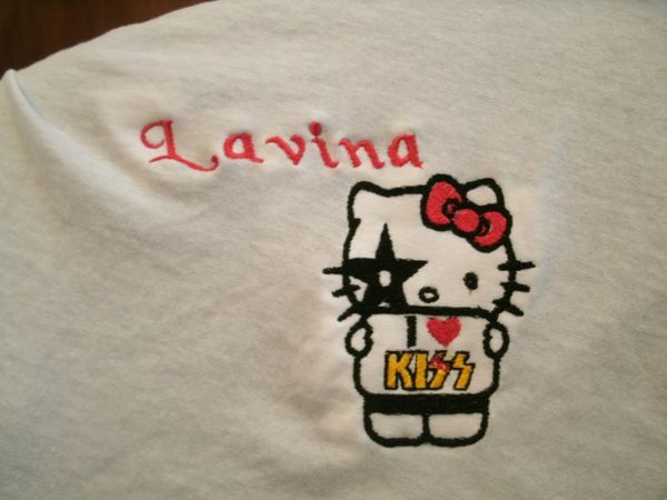 Kitty Rocker Personalized Baby Blanket