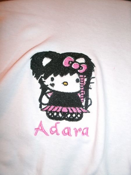 Kitty with Big Hair Personalized Baby Blanket