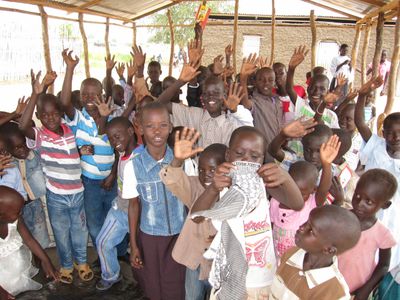 Learners in Gudelle, Republic of South Sudan