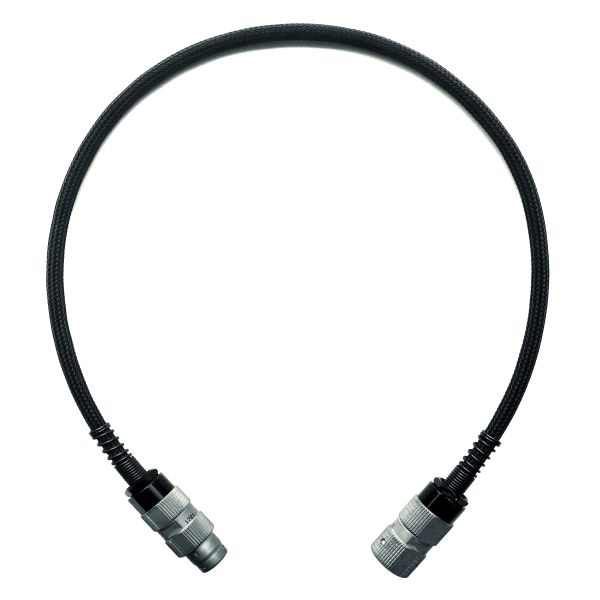 Audio/Crypto Fill Cable (M to F), 6-pin, Braided Sleeve