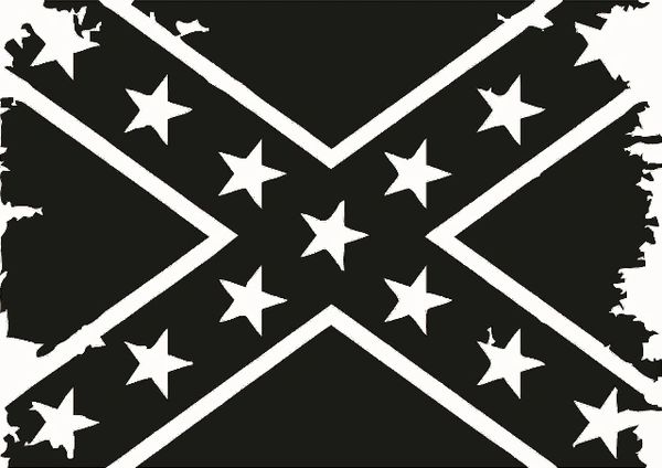 White Confederate Flag Svg - vrogue.co