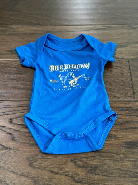 True religion 2025 baby boy onesies