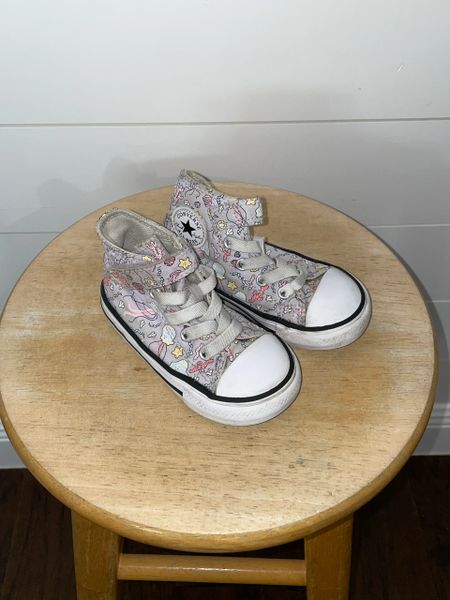 Ladies silver converse size 6 best sale