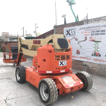 PLATAFORMAS ARTICULADAS JLG, MODELO E450AJ.  AKORENTAL
