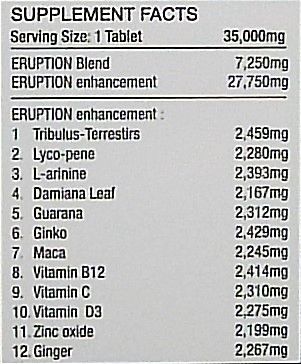 Eruption 1 Box Of 30 Pills