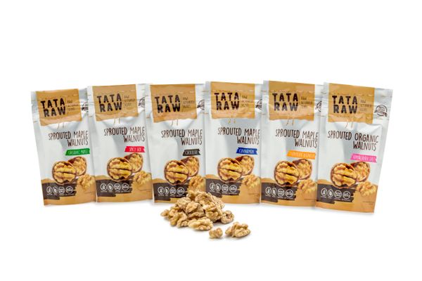 Sprouted Maple Walnuts - variety 6 Pack