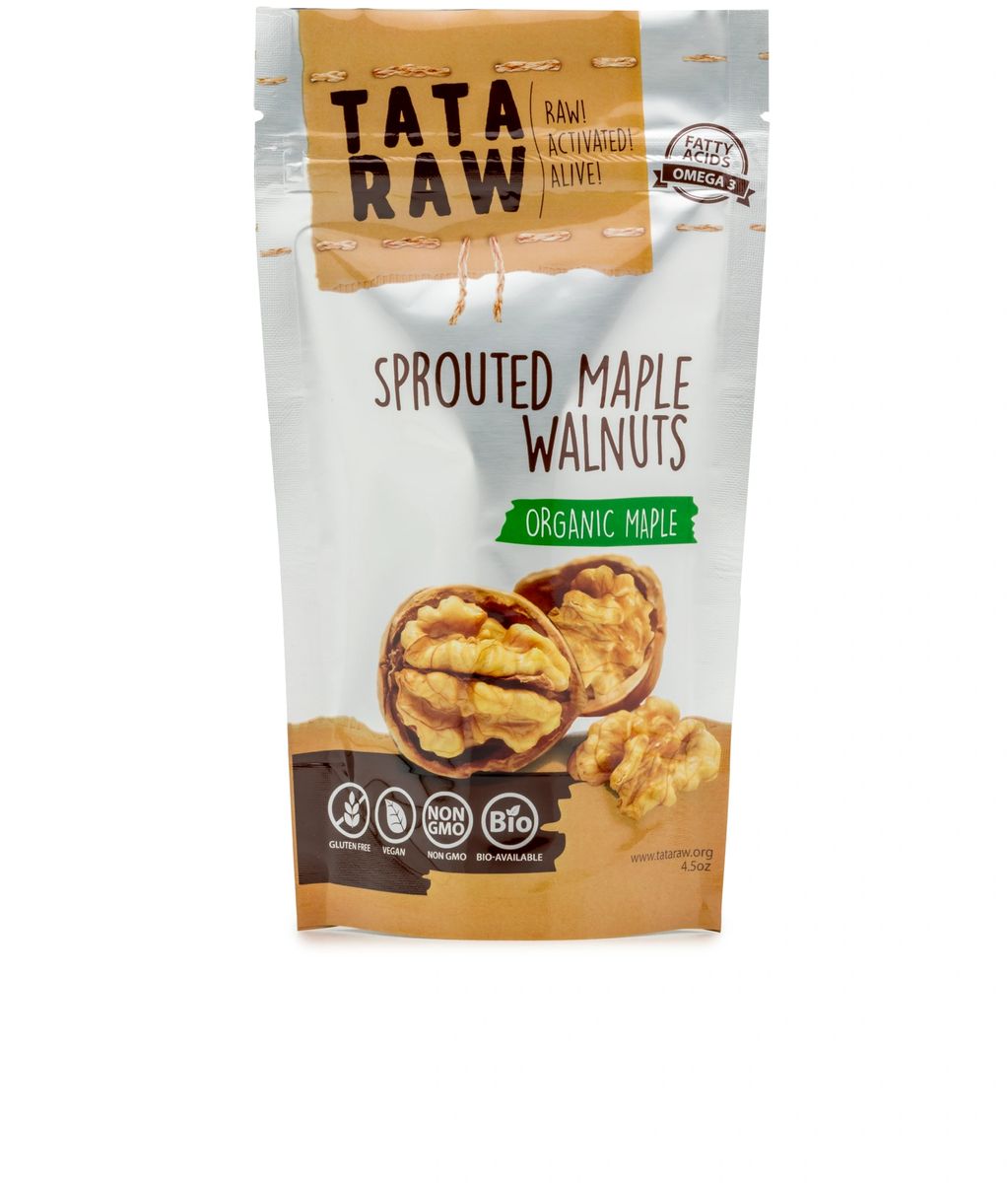 Sprouted Organic Walnuts, Activated, Raw, alive gourmet walnuts