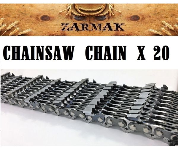 Barra Motosega 20" E Catene A 3 Scalpelli Per Husqvarna