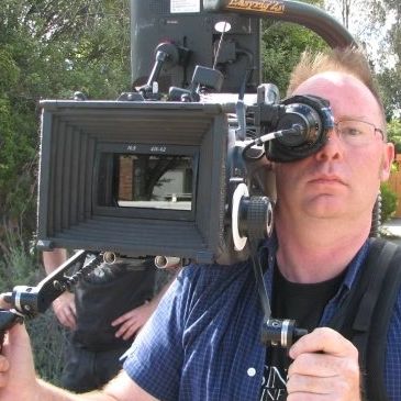 Cameraman location production Easyrig