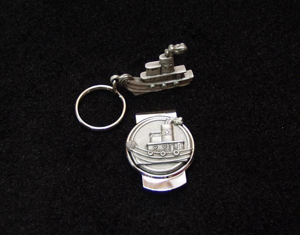 Tugboat Pocket Set (Key Chain & Money Clip)