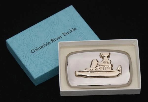 Columbia River Buckle (Tugboat Towboat Belt Buckle)