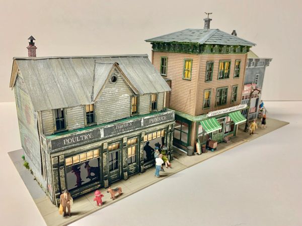 Ho scale store building kits