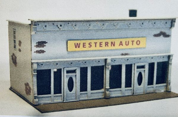 HO Craftsman KIT Western Auto Art Nouveau