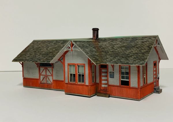 HO Craftsman KIT - Western Maryland Small Standard Station - Reduex 2023