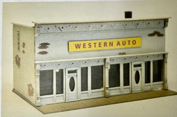 HO Craftsman Kit Western Auto Store - SOLD OUT
