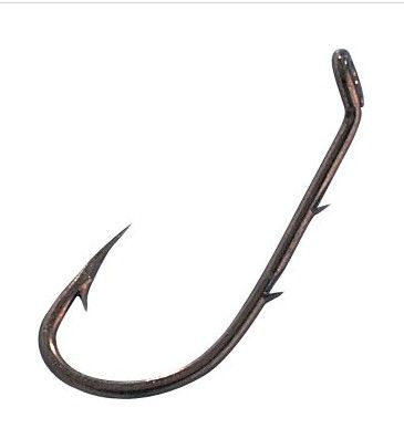 NEW SEALED Fishing Hooks Qty 50 SZ8 Eagle Claw Bait Holder Worms & Chunk Bait