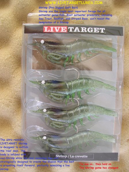 LIVETARGET Fleeing Shrimp - TackleDirect