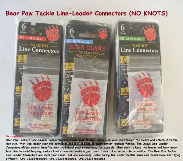 bear paw leader connectors