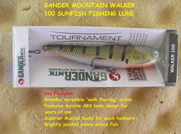 GANDER MOUNTAIN WALKER 100 SUNFISH FISHING LURE