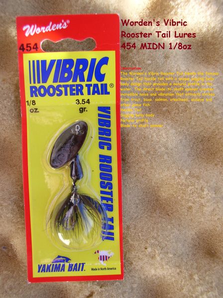 yakima worden's vibric rooster tail spinner bait