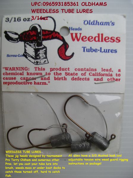 weedless tube jig