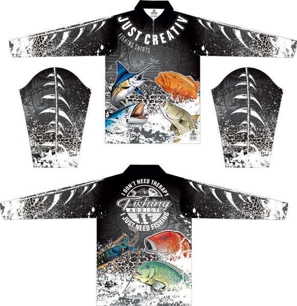 FISHING ADDICT - BLACK