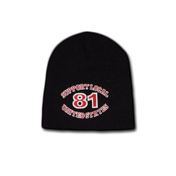 beanie support gray states united