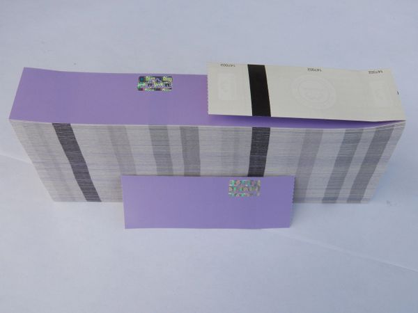 10,000 Purple Hologram Thermal ticket Stock