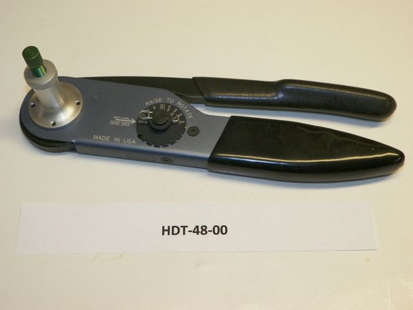 REAL OEM Deutsch HDT-48-00 Solid Contact Crimp Tool Genuine MADE IN USA 22-12Ga