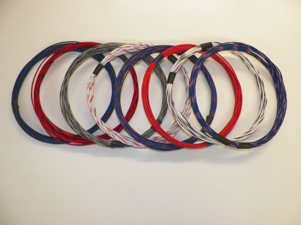 16 Gauge GXL Wire - 8 stripe colors each 5 foot long