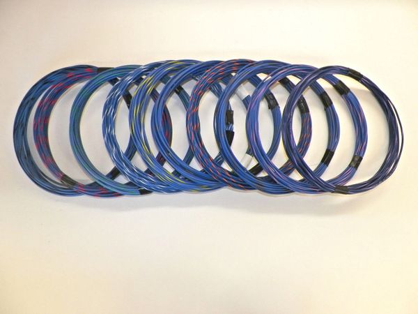 16gxl BLUE STRIPED OPTIONS for 500 foot spools