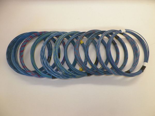 16gxl LIGHT BLUE STRIPED OPTIONS for 500 foot spools