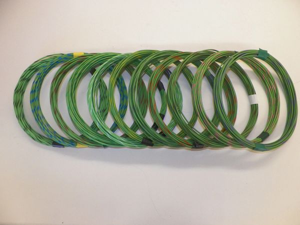 16gxl LIGHT GREEN STRIPED OPTIONS for 500 foot spools