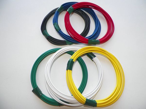 18 gauge TXL wire - 6 solid colors each 10 foot long