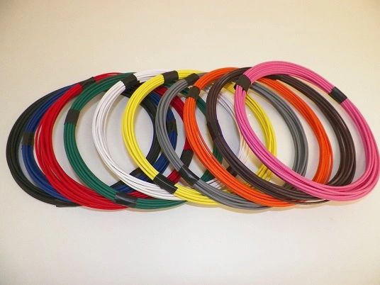 16 GXL 8 SOLID COLORS 25 FEET EACH 200 FEET TOTAL HIGH TEMP AUTOMOTIVE WIRE 