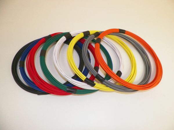 16 Gauge TXL Wire - 8 solid colors each 25 foot long