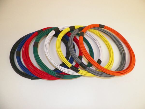 18 Gauge GXL Wire - 8 solid colors each 10 foot long
