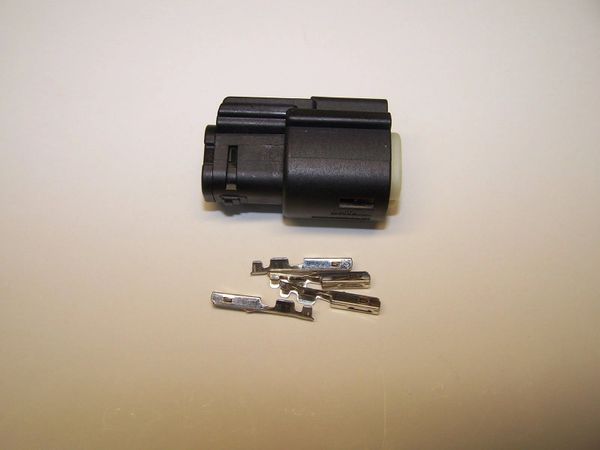 1 Harley 4x Black Female OEM Molex MX150 connector+terminals