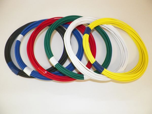 14 Gauge GXL wire - 6 solid colors each 25 foot long