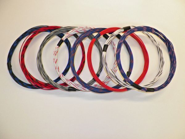 16 gauge GXL wire- 8 striped colors each 10 foot long