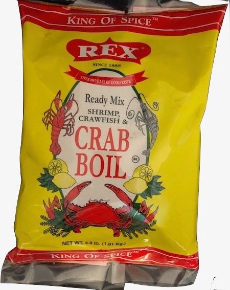 Rex Large Crab Boil Ready Mix 64oz/4lb