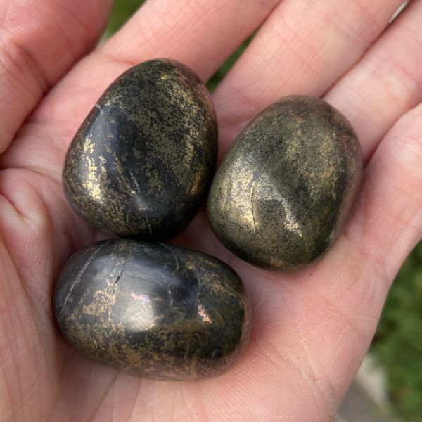 1x Chalcopyrite Tumble Stone (2-3cm)