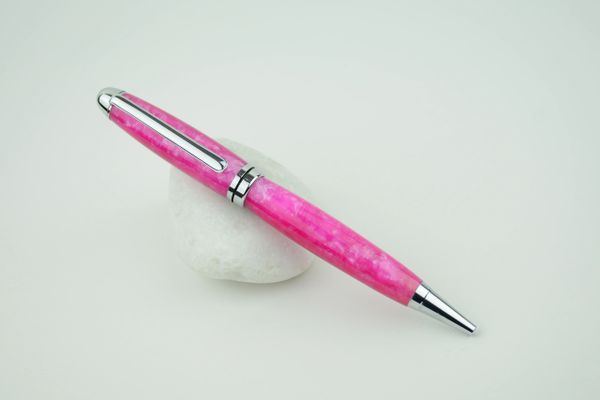 Classic ballpoint pen, pietra pink, chrome