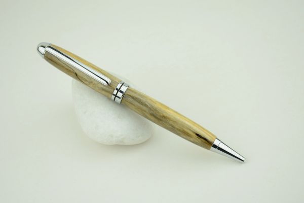 Classic ballpoint pen, ambrosia maple, chrome