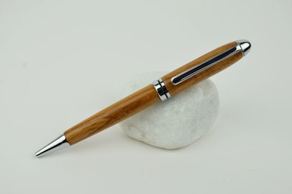 Classic ballpoint pen, elm, chrome
