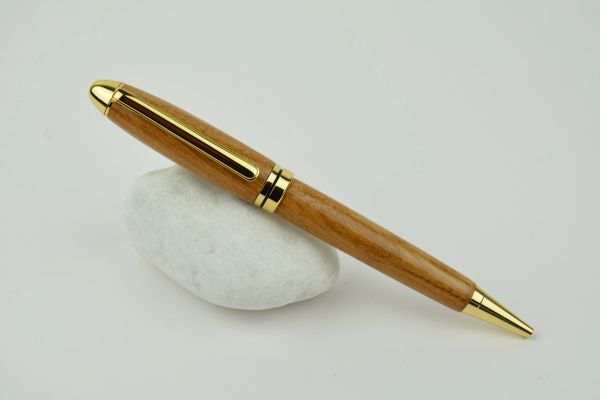 Classic ballpoint pen, elm, gold plated