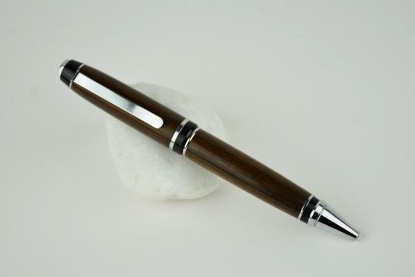 Cigar ballpoint pen, rosewood, chrome