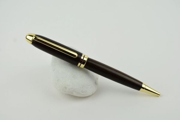 Classic ballpoint pen, paduk, gold plated
